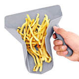 French Fry Scoop Right Handle French Fry Bagger Scoop Grey