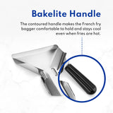 Stainless Steel Commercial French Fry Bagger, Right Handle