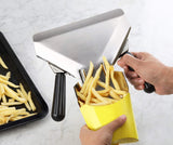 Stainless Steel Commercial French Fry Bagger, Right Handle